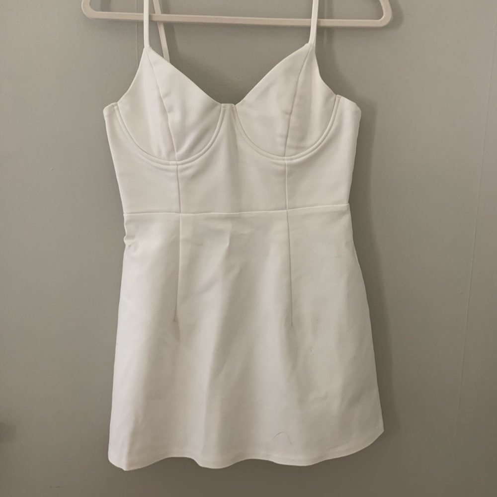 white princess polly mini dress